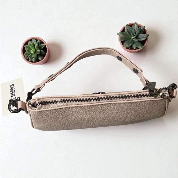 Steve Madden BHAYLEY Chain Pink Shoulder Bag Purse Womens Handbag - Picture 8 of 12